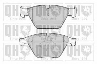 QUINTON HAZELL bp1755 -  Комплект тормозных колодок, дисковый тормоз